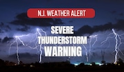 The National Weather Service has issued multiple weather alerts in parts of New Jersey on Thursday, June 19, with strong thunderstorms moving across the region.