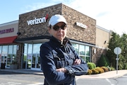 Bamboozled - Ellen Storch stands outside a Verizon store in Clark on Saturday, May 24, 2025.