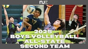 2025 Boys Volleyball All-State Second Team - Srivishal More of West Windsor-Plainsboro South, Marcos Estrada of Hackensackt, Benjamin Braudo of Fair Lawn, and Harry Fromberg of Bridgewater-Raritan.