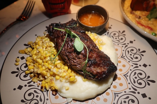 Signature spinalis platter at Mezcal in Old Bridge, NJ