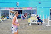 Jersey Shore boardwalks provide a wonderful place for kids over the summer, like this one in Red Bank, New Jersey. Photographed on June, 20, 2024.