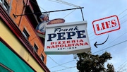 Frank Pepe, a popular pizzeria in New Haven. It's overrated.