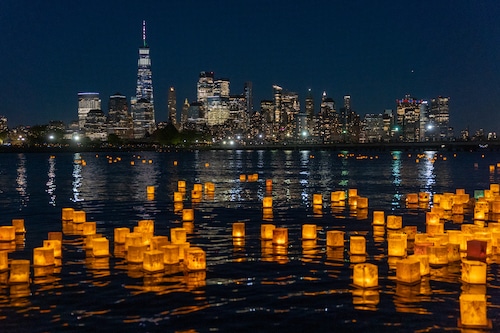 Water Lantern Festival presented by One World LLC in Liberty State Park