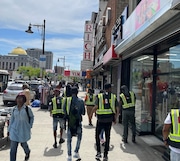 Members of the Newark Community Street Team (NCST), which works with an entire ecosystem of community-based organizations that provide mediation and trauma services, perform community outreach and education, and work with those at greatest risk of involvement with violence.