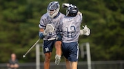 Brandon Kunz (12) celebrates an Kai Donahue (30) of Manasquan goal against Hopewell Valley in the Group 2 Final at Seneca High School in Tabernacle, NJ on Friday, June 13, 2025.