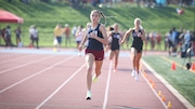 Natalie Dumas of Eastern pulls away to win the girls 800 meter run at the 2025 NJSIAA Meet of Champions, Wednesday, June 4, 2025, in Pennsauken, N.J. This was Dumas’ third win of the day, she also won the 400 meter dash and 400 meter hurdles.