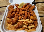 Fried clams and French fries from Mike's Seafood in Sea Isle City. (Jeremy Schneider | NJ Advance Media for NJ.com)