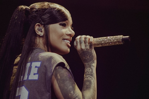 GloRilla performing at 2025 Hot 97 Summer Jam at Prudential Center on June 21