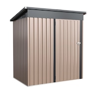 YODOLLA 5 x 3 ft. Outdoor Metal Steel Storage Shed