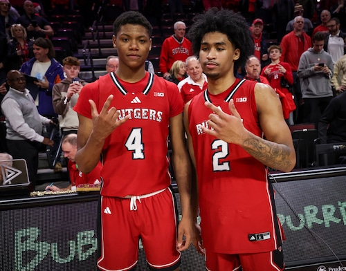 Rutgers freshmen Ace Bailey and Dylan Harper