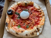 A burrata pizza from Una Pizza Napoletana in Atlantic Highlands, an acclaimed pizzeria run by Anthony Mangieri that closed its doors last week. (Jeremy Schneider | NJ Advance Media for NJ.com)