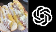 Pork roll and the ChatGPT logo