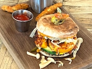 This heaven on a cutting board was the best veggie burger I have ever had!!!