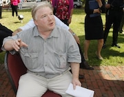 James Devine in 2012 at a press conference in Perth Amboy.