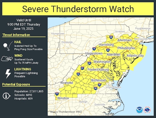 NJ severe thunderstorm watch expanded