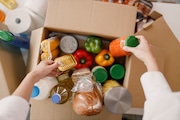 Food pantry stock photo. Downloaded from Advance Getty Images account in May 2025. (Eleganza | Getty Images)