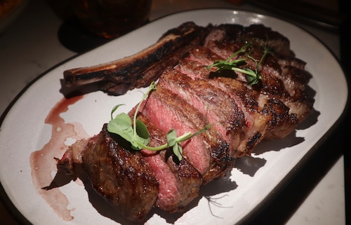 Bone-in ribeye at Mezcal in Old Bridge, NJ